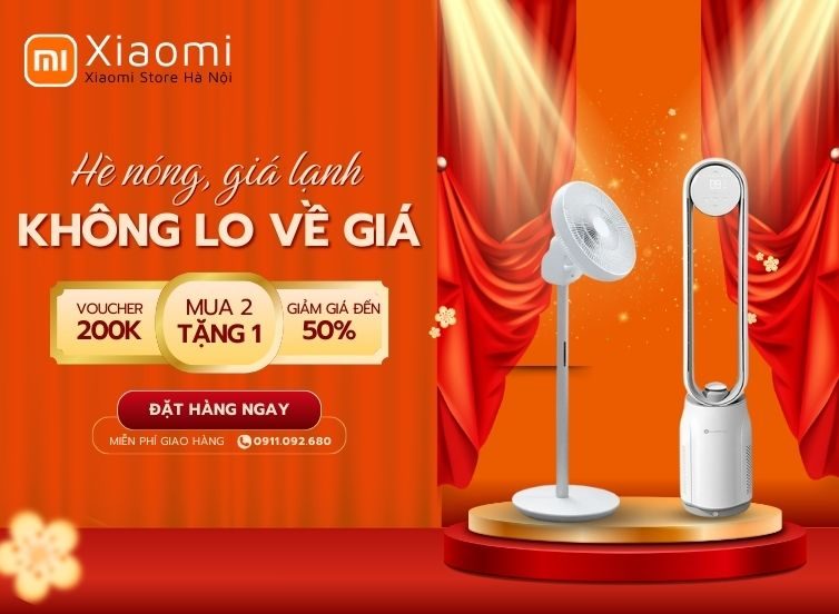 Banner Quạt Xiaomi